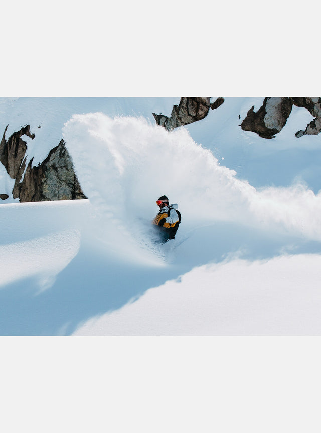 Burton AK Swash Jacket 2L Gray Cloud/Goldenrod/Deep Emerald