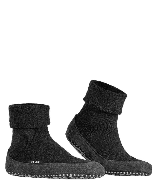 Falke Cosyshoe Antislip Merinowol Black
