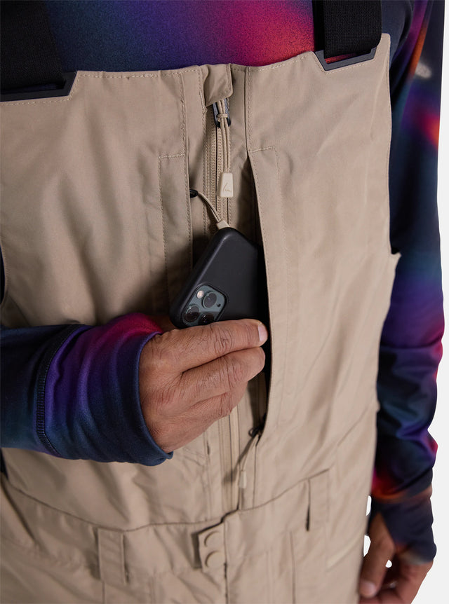 Burton Reserve BIB Gore-Tex Pant Summit Taupe Men 2025
