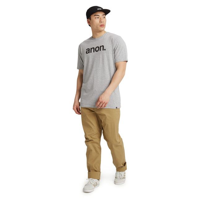 Anon Short Sleeve Tee Gray Heather