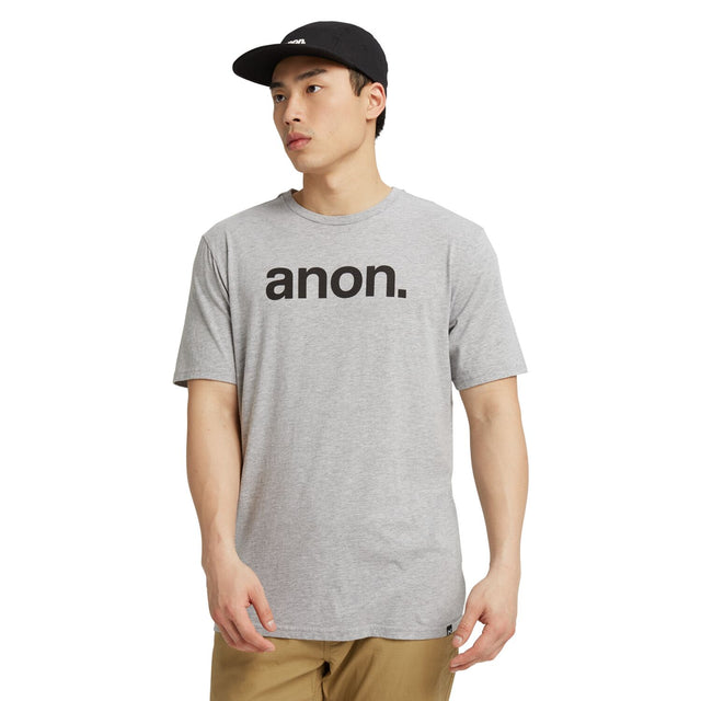 Anon Short Sleeve Tee Gray Heather