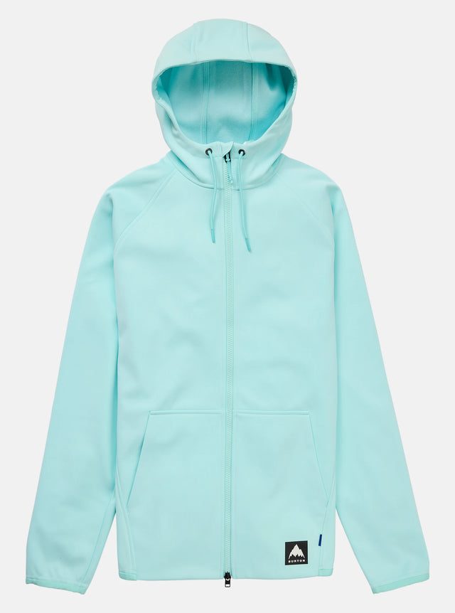 Burton Weatherproof Crown FZ Hoodie Light Teal