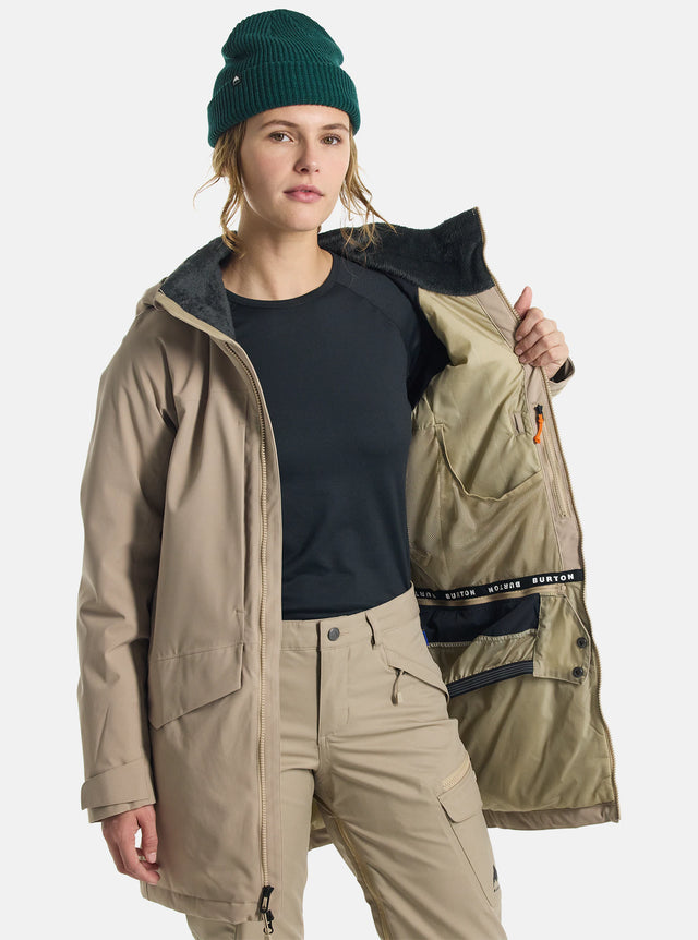 Burton Prowess 2.0 jacket 2L Dames Summit Taupe