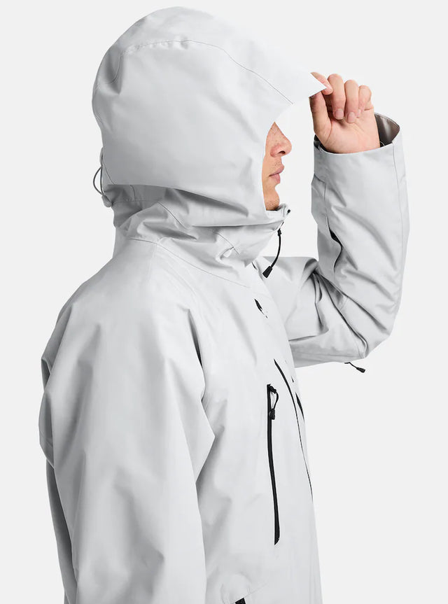 Burton Reserve Gore-Tex 2L Insulated Jacket Men Gray Cloud
