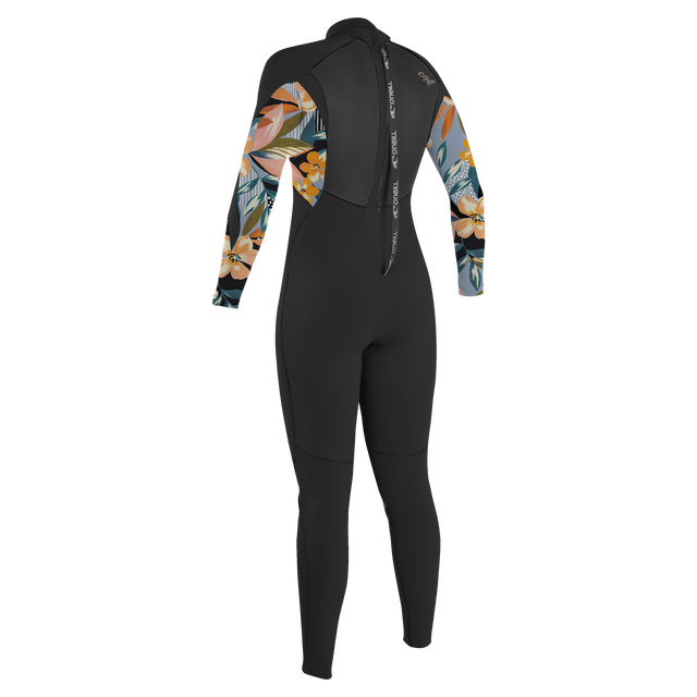 O'neill Epic 5/4 Back Zip Black/Demiflower Dames