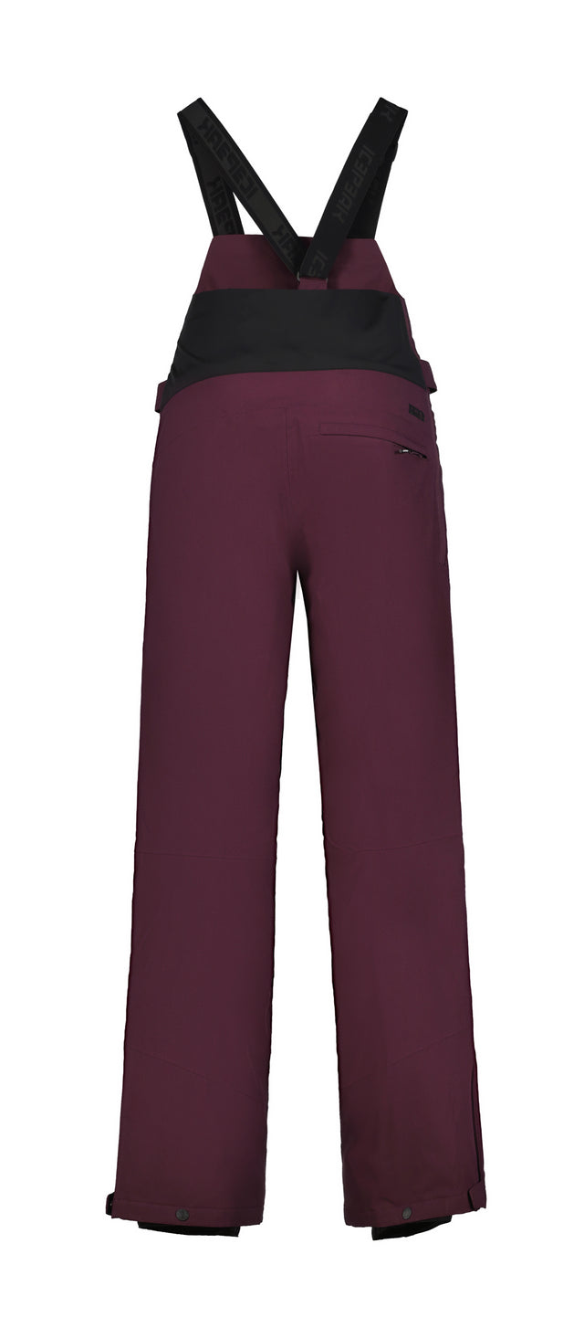 Icepeak Cantrall bib Pant Dames Dark Red