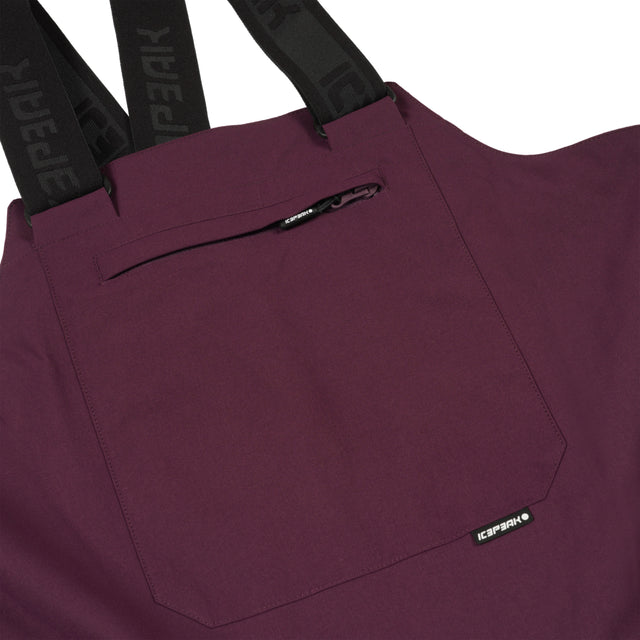 Icepeak Cantrall bib Pant Dames Dark Red