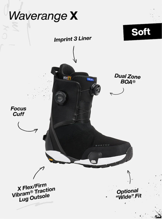 Dual boa snowboardboot