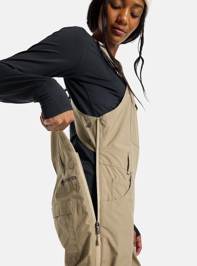 Burton Avalon BIB Gore-Tex Pant Summit Taupe Women