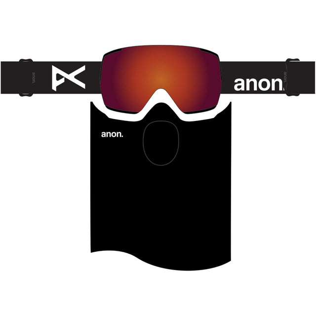 Anon M5 Black/Perceive Sunny Red+Spare lens+MFI