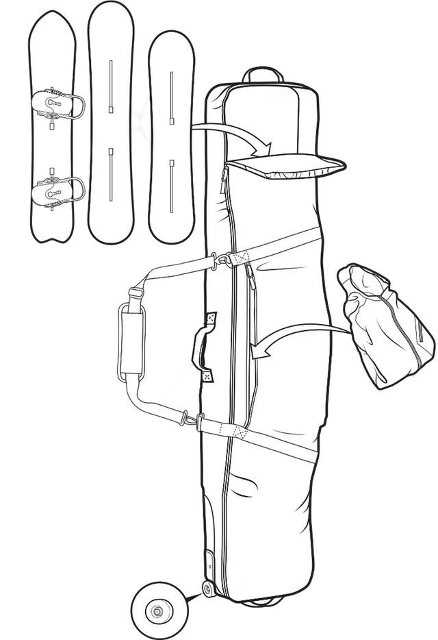 Burton Wheelie Gig Snowboardbag