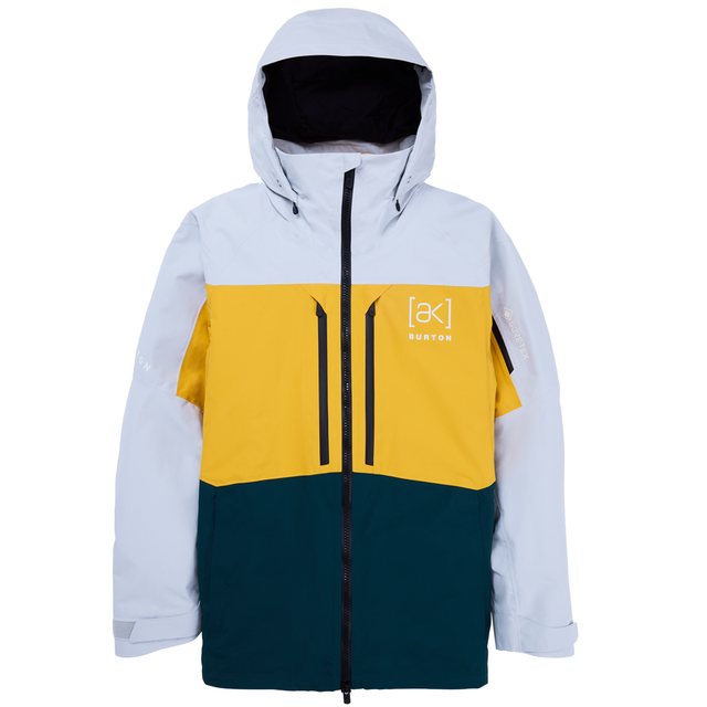 Burton AK Swash Jacket 2L Gray Cloud/Goldenrod/Deep Emerald