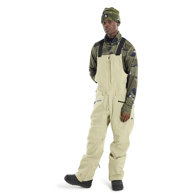 Burton reserve bib pant mushroom