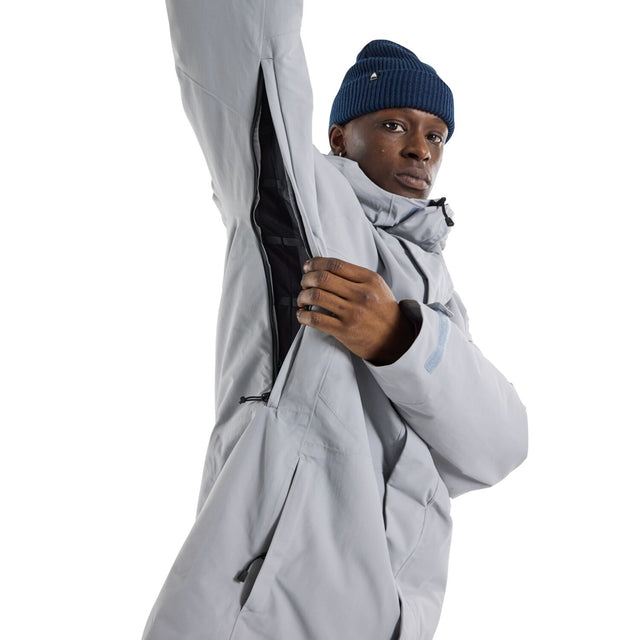 Burton Covert 2.0 jacket Men Silver Sconse