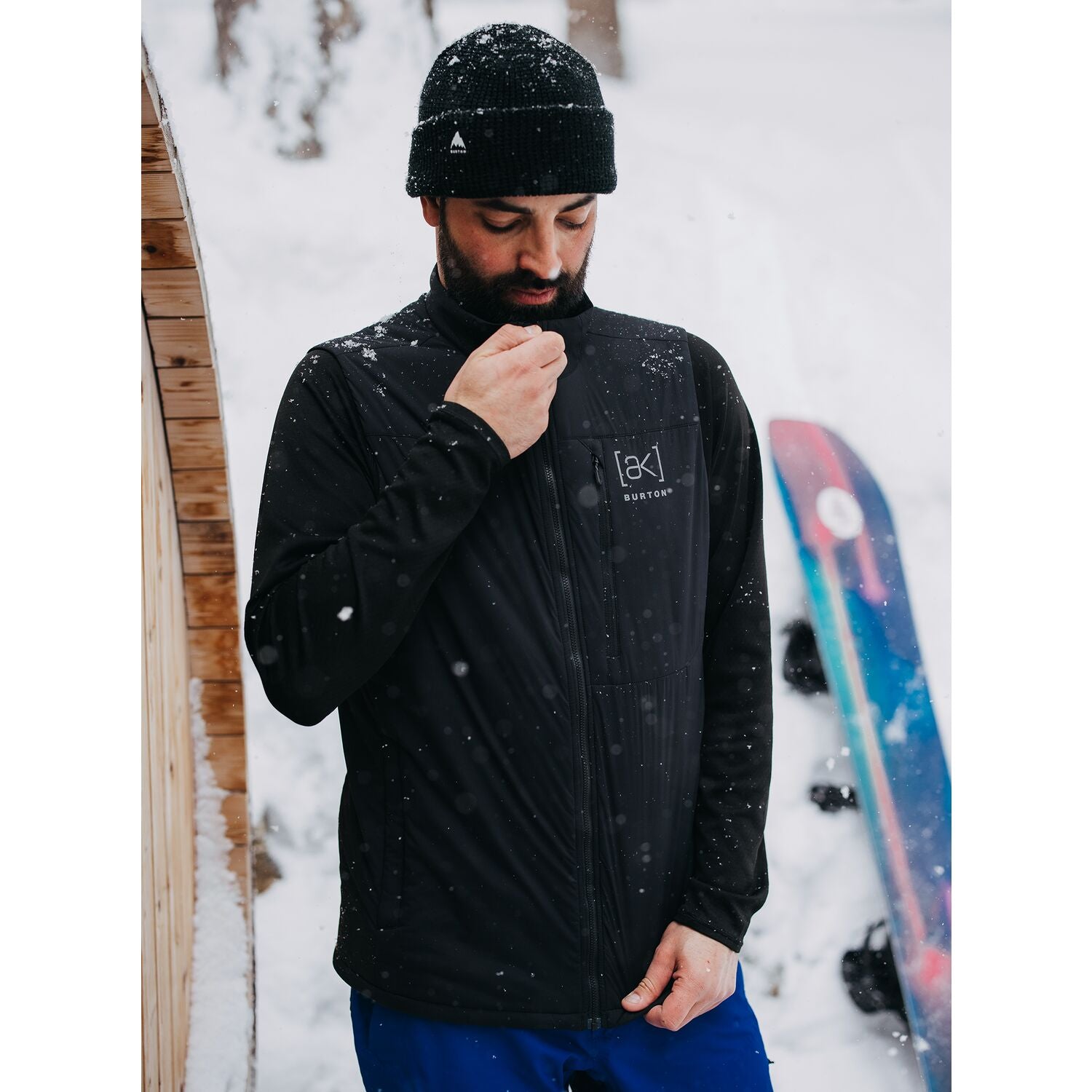 Burton AK Helium Stretch Vest Black - Van Gent Surf- en Snowboardsport