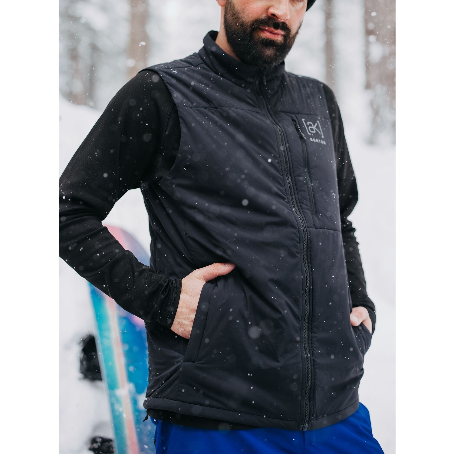 Burton AK Helium Stretch Vest Black - Van Gent Surf- en Snowboardsport