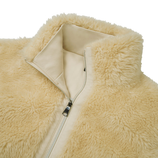 Luhta Jackarby Dames Fleece vest Beige