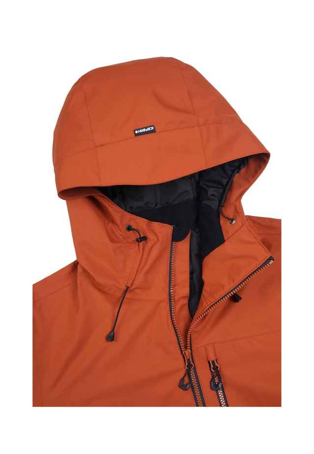 Icepeak Chester Heren Jas orange/black