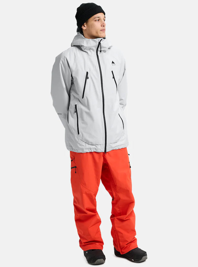 Burton Reserve Gore-Tex 2L Insulated Jacket Men Gray Cloud