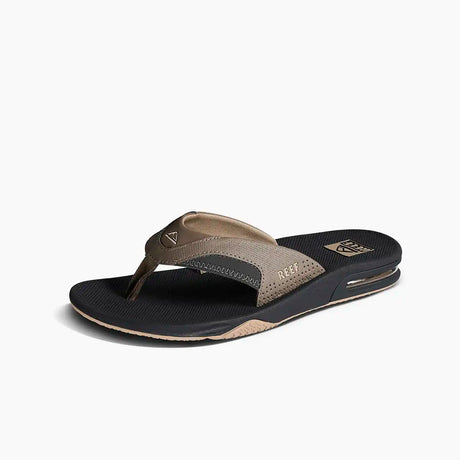 Reef Leather Fanning Dark Brown