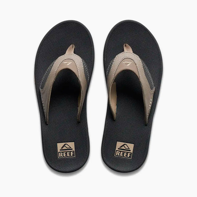 Reef Leather Fanning Dark Brown
