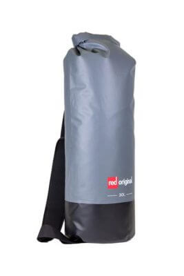 Red paddle Roll Top Drybag 30L Blue and Gray