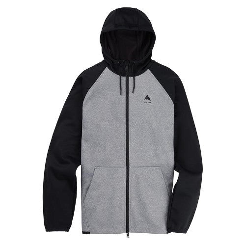 Burton Crown Hoodie Gray Heather True Black 3 (2)