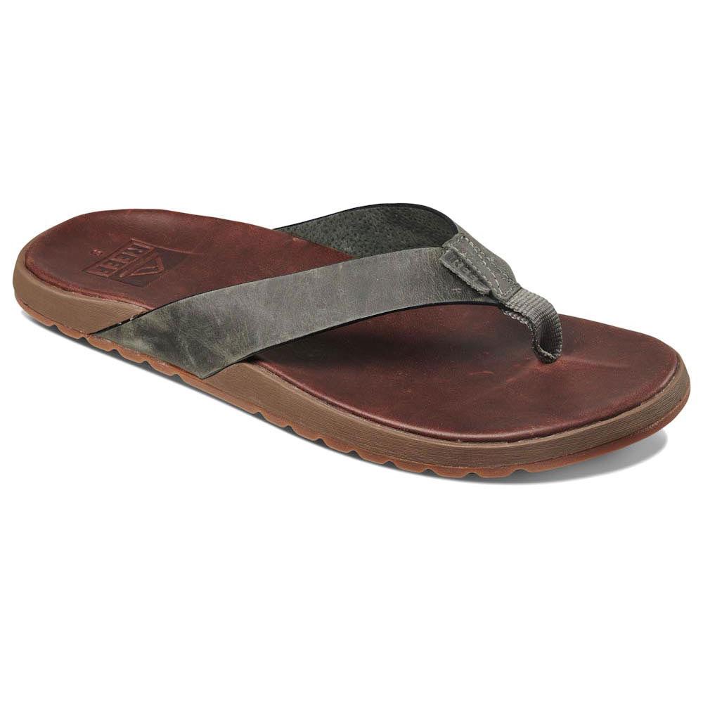 Reef Contoured Voyage LE Brown/Grey Slipper - Van Gent Surf- en  Snowboardsport
